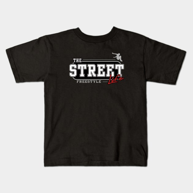 Street Life - Parkour Kids T-Shirt by tatzkirosales-shirt-store